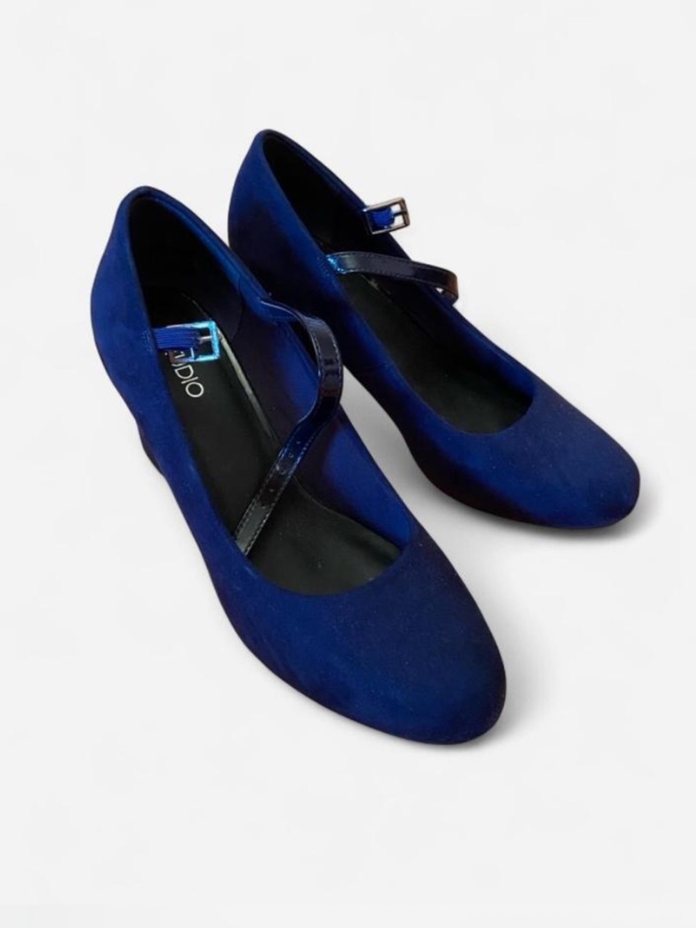 Velvet Mary Jane heels